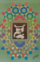 W.C. Fields by Peter Max, 1967, Lithographic poster on paper; signed within the matrix; framed, offered Aug 2023