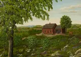 Pasquale, The Red House, oil on canvas