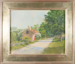 C.A. Lawrence, The Country House, oil on canvas