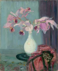 Julie Wolfthorn, Blumenstilleben, Öl auf Leinwand