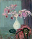 Julie Wolfthorn, Blumenstilleben, Öl auf Leinwand
