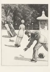Max Klinger, Ein Handschuh (Opus VI), 1881, Orig.-Halbleinenmappe mit 10 Radierungen, teilweise mit Aquatinta, auf französischem Chinapapier auf Karton