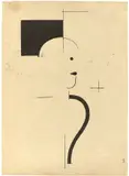 Oskar Schlemmer, Figur nach rechts