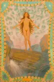 Fidus, Von Gott, 1896, Öl auf Leinwand