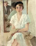 Ernst Oppler, Doppelporträt: der Maler und Jo