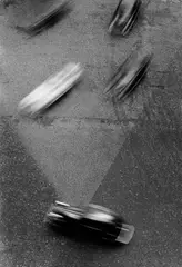 Otto Steinert, Rhythmus u. Struktur“ (Blick vom Arc de Triomphe), 1951, Vintage. Silbergelatineabzug. Agfa-Brovira-Papier