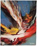 Leonardo Nierman, Eternal Fire, c. 1977, Hand-woven wool tapestry