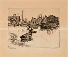 Group of works (3) by Lionel Barrymore, Talio-chrome etching facsimiles, sold Dec 2012