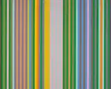 Gene Davis, Four Black Popcorn (Portfolio Series II), 1969, Serigraph on canvas mounted to board