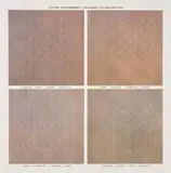 Sol LeWitt, Four Different Orders of Printing, 1972, Silkscreen on Strathmore paper