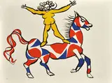 La Cirque by Alexander Calder, 1975, Lithograph in colors on Arches, sold May 2012
