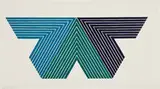 Black Adder (V Series) by Frank Stella, 1968, Lithograph in colors on Lowell, sold May 2012