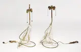 Zahara Schatz, Pair of table lamps, c. 1955, Lucite