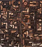 Mabel Hutchinson, Pair of sculptural doors, Wood