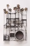 Max Neufeldt, Untitled (sculpture), 1965-68, Oxy-acetylene and braised brass flowers welded over mild steel