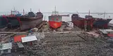 Shipyard #1, Qili Port, Zhejiang Province, 2005 by Edward Burtynsky, Digital chromogenic print, sold May 2012