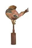 David Hare, Portrait of JBB, 1962, Painted steel sculpture