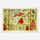 Roy De Forest, History of Flight, 1994, lithograph in colors