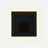 Profundo (from Soft Edge - Hard Edge) by Josef Albers, 1965, screenprint in colors on Mohawk Superfine Bristol, sold Jun 2021