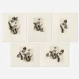 Eric Fischl, DOG, BOY, WOMAN/ A Suite of Five Images