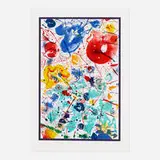 Sam Francis, Untitled (S.F. 358), 1991, lithograph in colors on Waterleaf paper