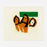 Robert Motherwell, Sirens II, 1988, aquatint, soft-ground etching and lift-ground etching on German Etching paper