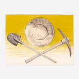 Ed Ruscha, Pick, Pan, Shovel