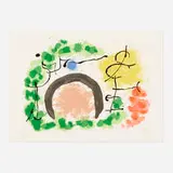 Le Lézard aux plumes d'or by Joan Miró, 1967, lithograph in colors, sold Jun 2021