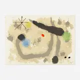 Le Lézard aux plumes d'or by Joan Miró, 1967, lithograph in colors, sold Jun 2021