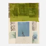 Robert Rauschenberg, Shoot from the Main Stem (from Suite of Nine Prints), 1979, screenprint in colors with solvent transfer and collage on Rives BFK