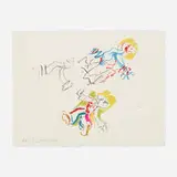 Willem de Kooning, Composition for Lisa, 1984, lithograph in colors on wove paper