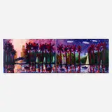 Carlos Almaraz, Mystery in the Park I & II (diptych), 1989, screenprint in colors