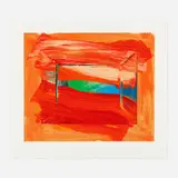 Howard Hodgkin, Sky's the Limit, 2003, screenprint in colors