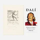 A Christmas card to the Lucas family by Salvador Dalí, 1967, etching, sold Jun 2021
