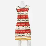 Souper Dress by Andy Warhol, c. 1965, screenprint in colors on paper dress, sold Jun 2021