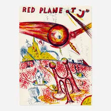 Red Planet "J" by H. C. Westermann, 1967, lithograph in colors on Arches, sold Jun 2021