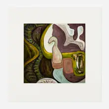 Bill Jensen, For Alice, Too, 1990, etching and aquatint