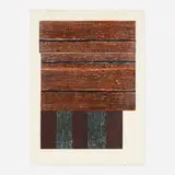 Sean Scully, Standing 2, 1986, woodcut on handmade Okawara