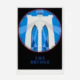 Robert Indiana, Brooklyn Bridge (from the New York, New York portfolio), 1983, screenprint in colors