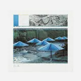 Christo, Blue Umbrellas, Joint Project for Japan and USA