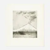 Richard Artschwager, Mount St. Helen, 1981, etching