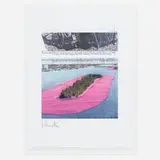 Christo, Surrounded Islands, Project for Biscayne Bay, Greater Miami, Florida, 1983, offset lithograph in colors