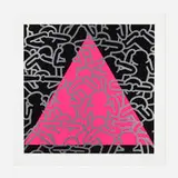 Keith Haring, Silence Equals Death, 1989, screenprint in colors