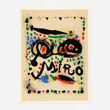Joan Miró - Graphics by Joan Miró, 1966, lithograph in colors, sold Jun 2021