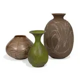 Studio Pottery, vases, three