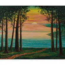 C. Albert Nordberg, Sundown on Plum Lake