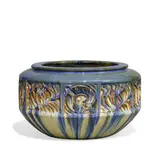 Fulper Pottery, large console bowl