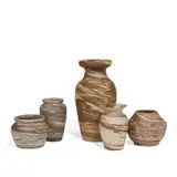 Niloak Pottery, Swirl vases, five
