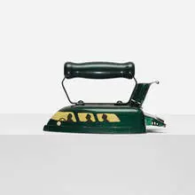 Roger Brown, untitled, c. 1990, hand-painted found object