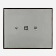 Michael Heizer, Cosmic Drawing, c. 1980, photo offset on zinc plate, graphite